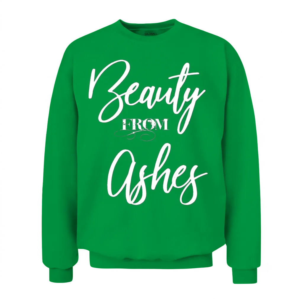 Beauty from Ashes Unisex Sweatshirt - Irish Green