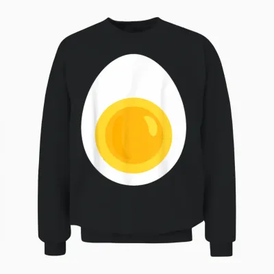 Deviled Egg Halloween Costume Unisex Sweatshirt - Black