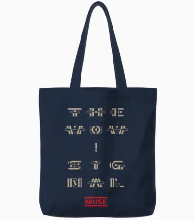 Official Muse the Wow! Signal Tracklist Tote Bags - Navy