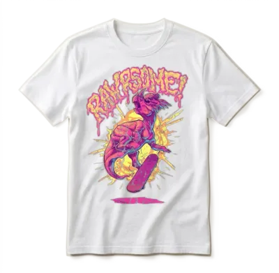Rawrsome Dino Unisex T-Shirt - White