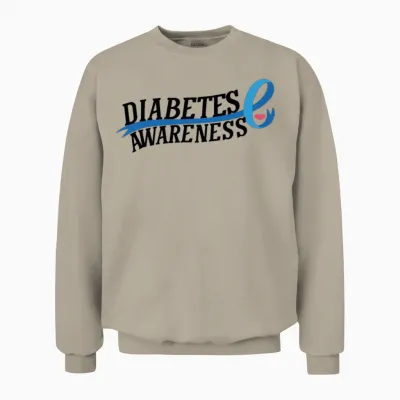 Diabetes Awareness Unisex Sweatshirt - Sand