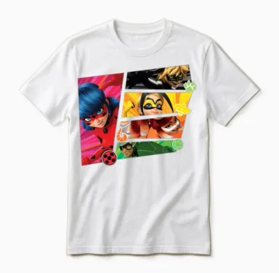 Miraculous Superheroes Unisex T-Shirt - White