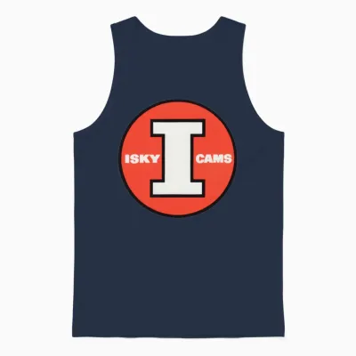 Isky Cams Unisex Tank Top - Navy