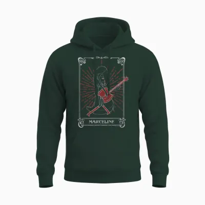 Adventure Time Halloween Marceline Tarot Card Unisex Hoodie - Forest