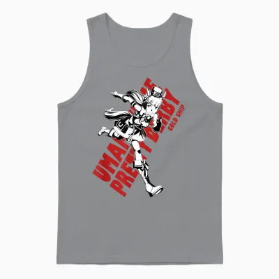 Umamusume: Pretty Derby Gold Ship Unisex Tank Top - Sport Grey