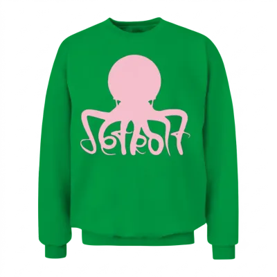 Detroit Red Wings Octopus Hockey Unisex Sweatshirt - Irish Green