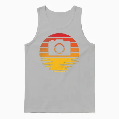 Photography Retro Unisex Tank Top - Ash