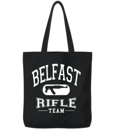 Belfast Rifle Team Tote Bags - Black