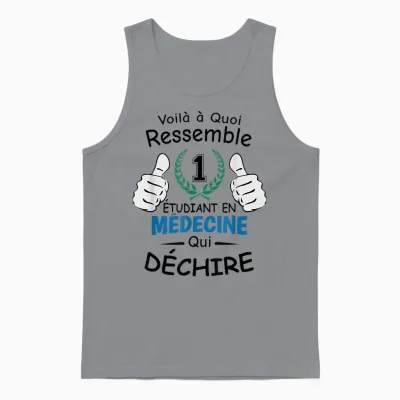 Medical Student - Original Design for Future Doctor Unisex Tank Top - Sport Grey