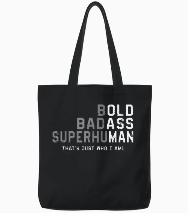 Funny Old Man Saying Gag Gift Fathers Day Birthday Dad Men Tote Bags in Black