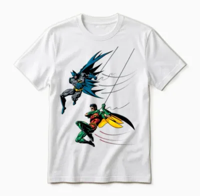 Batman and Robin Unisex T-Shirt - White
