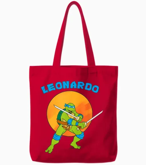 Leonardo Standing Strong Tote Bags - Red