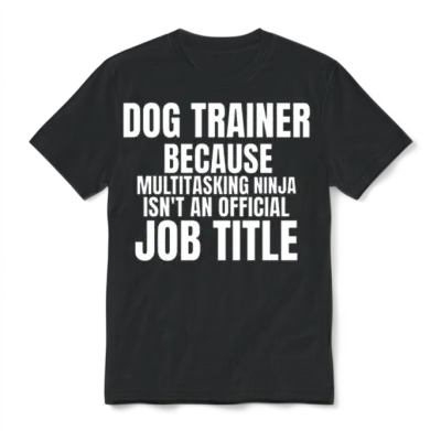 Dog Trainer Unisex T-Shirt - Black