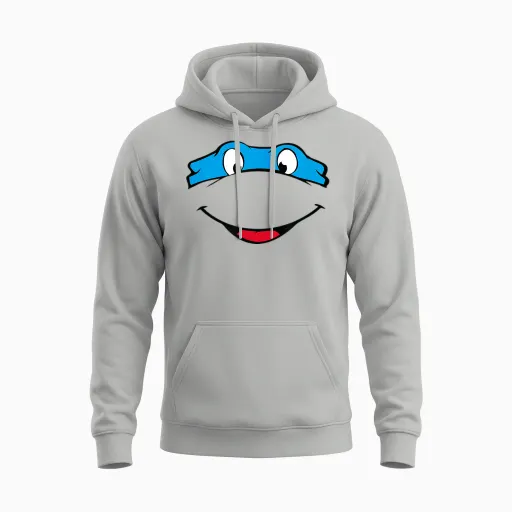 Mademark X Teenage Mutant Ninja Turtles - Leonardo - Costume Unisex Hoodie in Ash