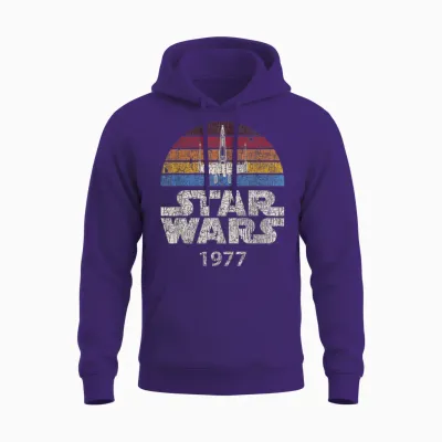 Star Wars X-Wing Trip 1977 Unisex Hoodie - Purple