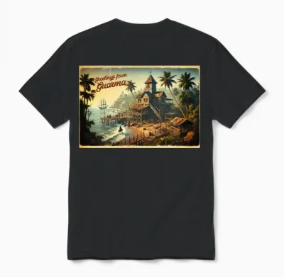 Greetings from Guarma Unisex T-Shirt - Black