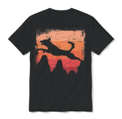 Dog Agility Unisex T-Shirt - Black