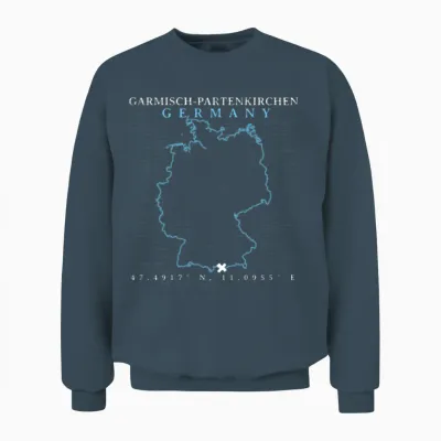 Germany Garmisch-Partenkirchen Unisex Sweatshirt - Dark Heather