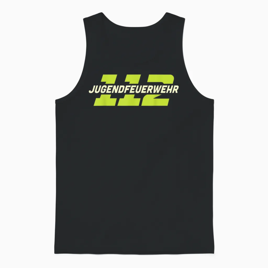 Feuerwehr Jugend Kinderfeuerwehr Jugendfeuerwehr Unisex Tank Top in Black