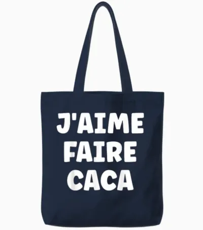 Prout Quote Simple Man Humour I Love Making Poop Tote Bags - Navy