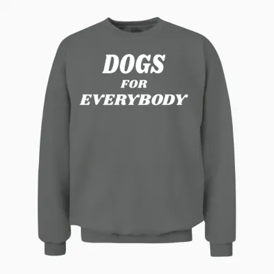 Dogs for Everybody Unisex Sweatshirt - Graphite Heather