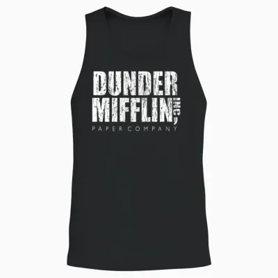 Dunder Mifflin Inc Unisex Tank Top - Black
