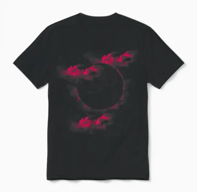 Black Hole Unisex T-Shirt - Black