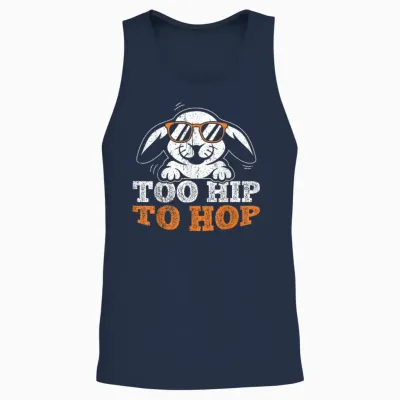 Oster Osterhase Spruch Hasen Kostüm Ostern Ostereier Unisex Tank Top - Navy