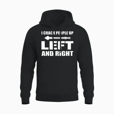 Funny Chiropractor Reflexologist Unisex Hoodie - Black