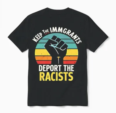 Anti Racism Diversity Justice Unisex T-Shirt - Black