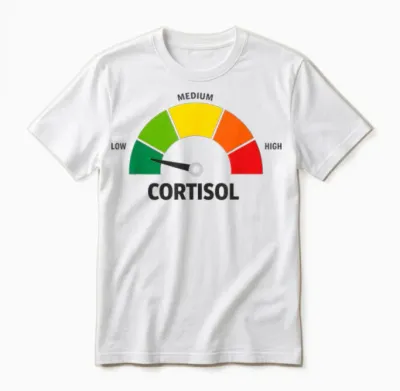 Low Cortisol Levels V Meme Unisex T-Shirt - White