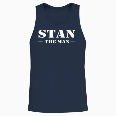 Stan the Man Geschenk Name Unisex Tank Top - Navy