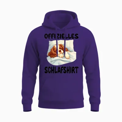 Lustiges Cavalier King Charles Spaniel Hund Offizielles Unisex Hoodie - Purple