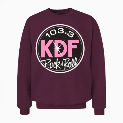 Design1033 Kdf Nashville in Pink Funny Unisex Sweatshirt - Maroon