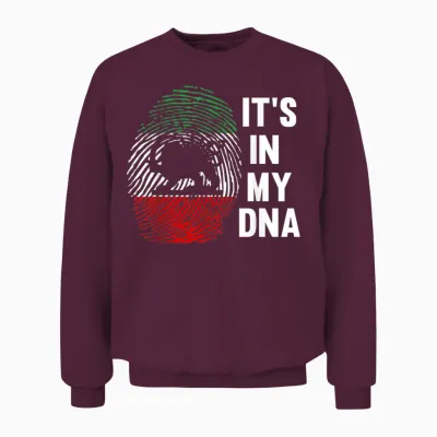 Persian Flag T-Shirt, Black Unisex Sweatshirt - Maroon