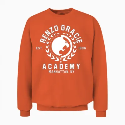Renzo Gracie Jiu-Jitsu Unisex Sweatshirt - Orange