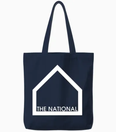 The National Band Tote Bags - Navy