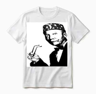 Elijah Muhammad (silhouette) Unisex T-Shirt - White