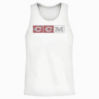 Ccm Logo Essential Unisex Tank Top - White