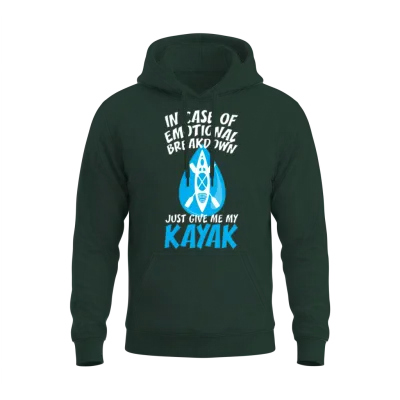 Funny Kayaking Kayak Unisex Hoodie - Forest