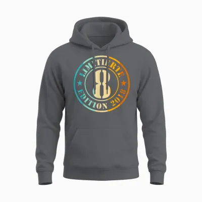 8. Geburtstag Junge Mädchen Limited Edition 2012 Jahre Unisex Hoodie - Charcoal