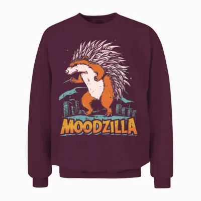 Porcupine Funny Unisex Sweatshirt - Maroon