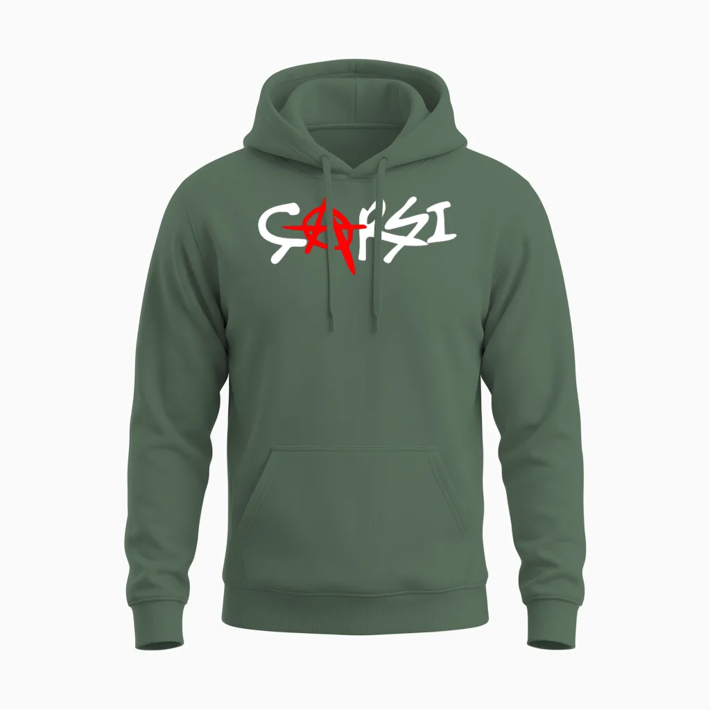 Carsi Besiktas Unisex Hoodie in Military Green