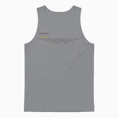 Hilarious Teen Software Manual Unisex Tank Top - Sport Grey