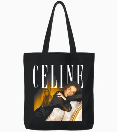 Photo Hommage Officiel Celine Dion Tote Bags - Black