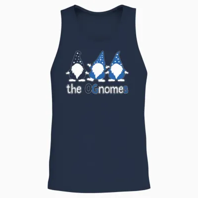 Gnomes the Ogs Funny Unisex Tank Top - Navy