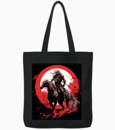 Skeleton Horse Human Skeleton Horse Ridingsword 12 Tote Bags - Black