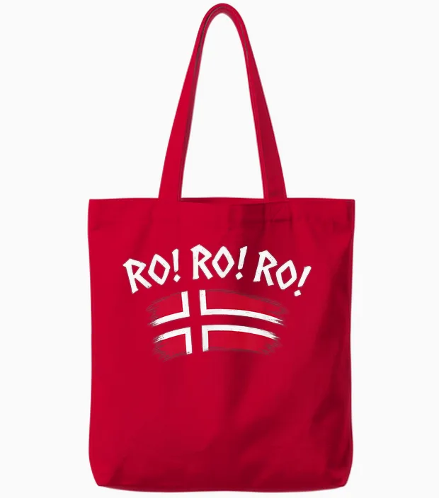 Norway Row, Norge Ro Shirt. Norwegian Flag Men, Women & Tote Bags in Red