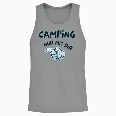 Camping Nur Mit Dir Unisex Tank Top - Sport Grey