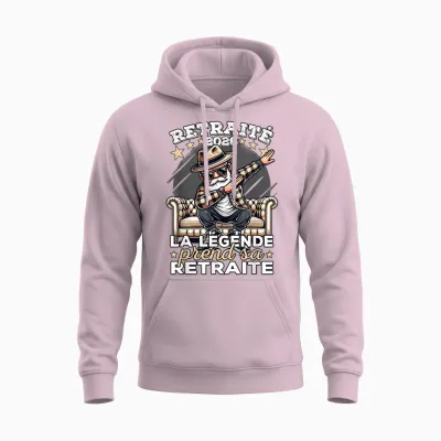 The Legend Retires 2026, Retired 2026 Man Unisex Hoodie - Light Pink